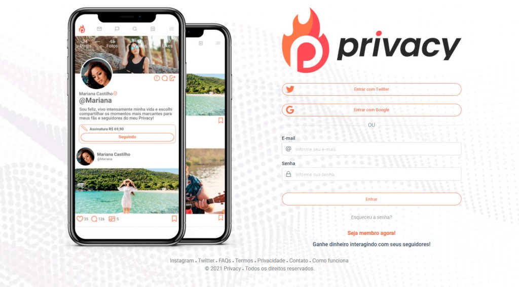 Privacy conteúdo adulto