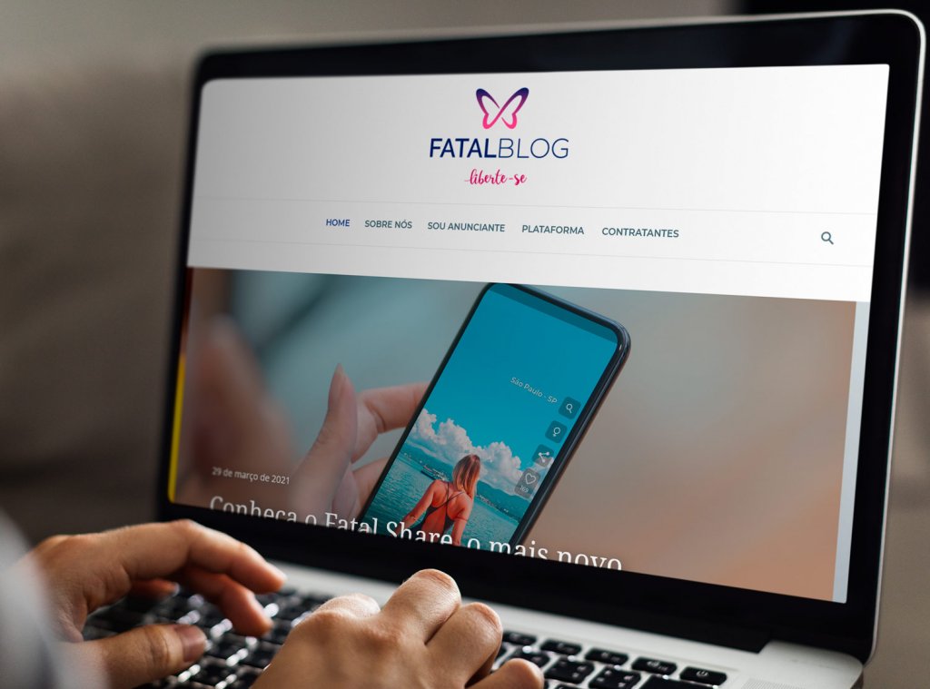 Site Fatal Model destacando anúncios de garotas de programa fatalmodel