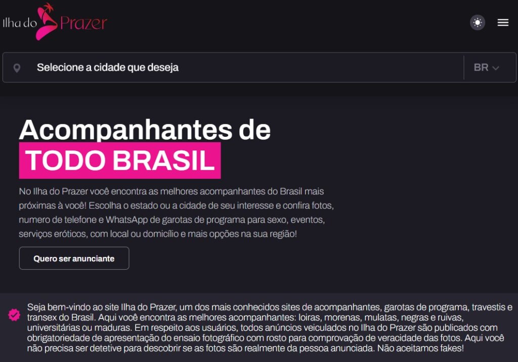 melhores sites de garotas de programa
