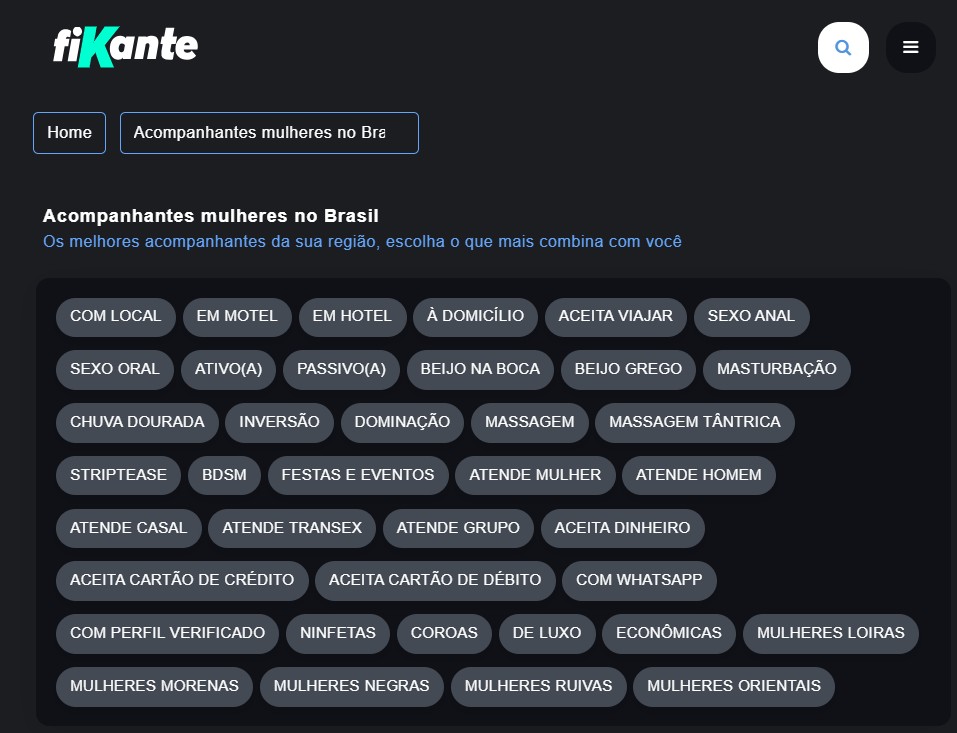 onde encontrar garotas de programa confiáveis