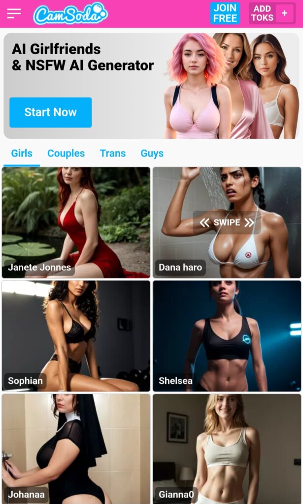 ia sexo para criar acompanhante e namorada virtual