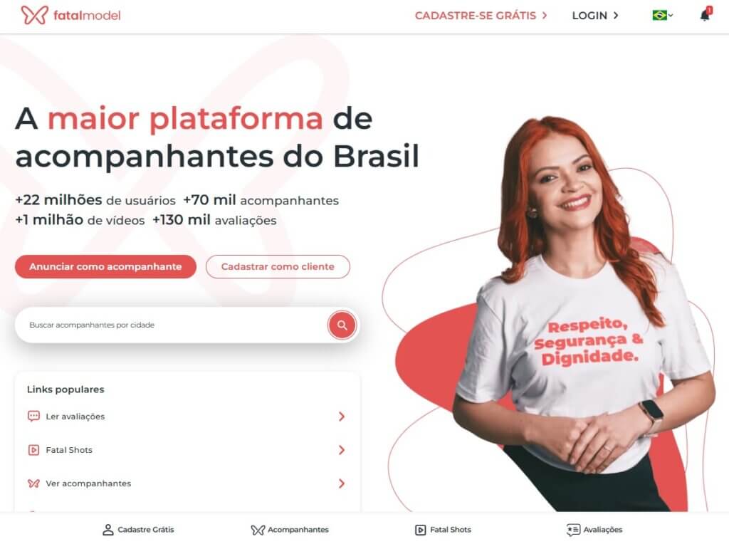 Fatal model: a maior plataforma de acompanhantes do brasil