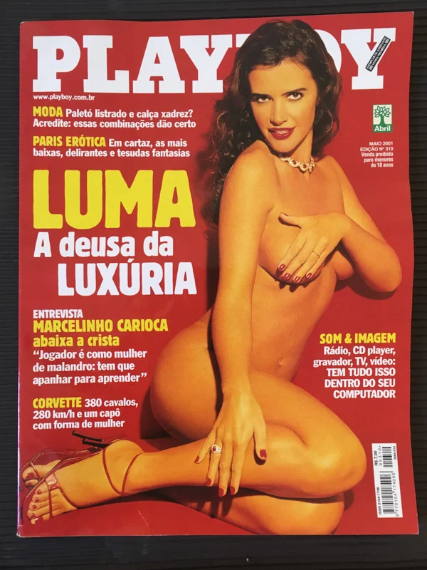 Luma de Oliveira em ensaio da Playboy