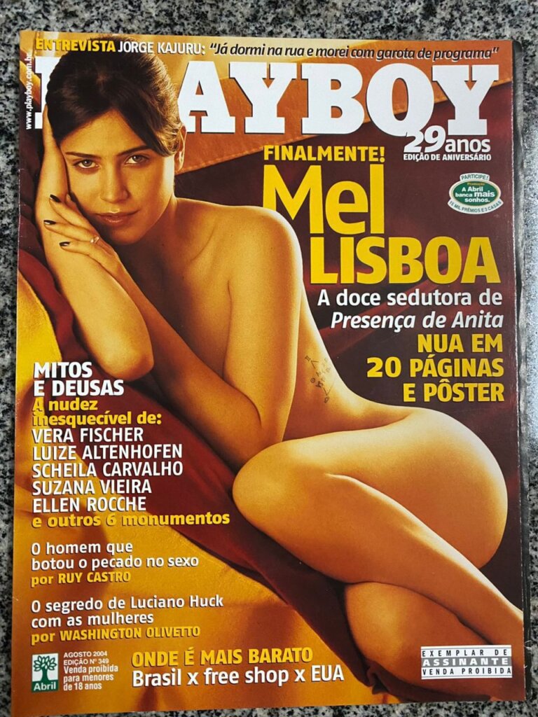 Mel Lisboa em ensaio da Playboy