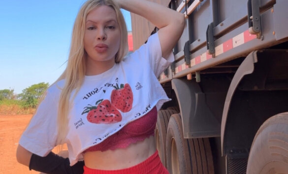 Aline ouriques nua - a caminhoneira influencer sexy