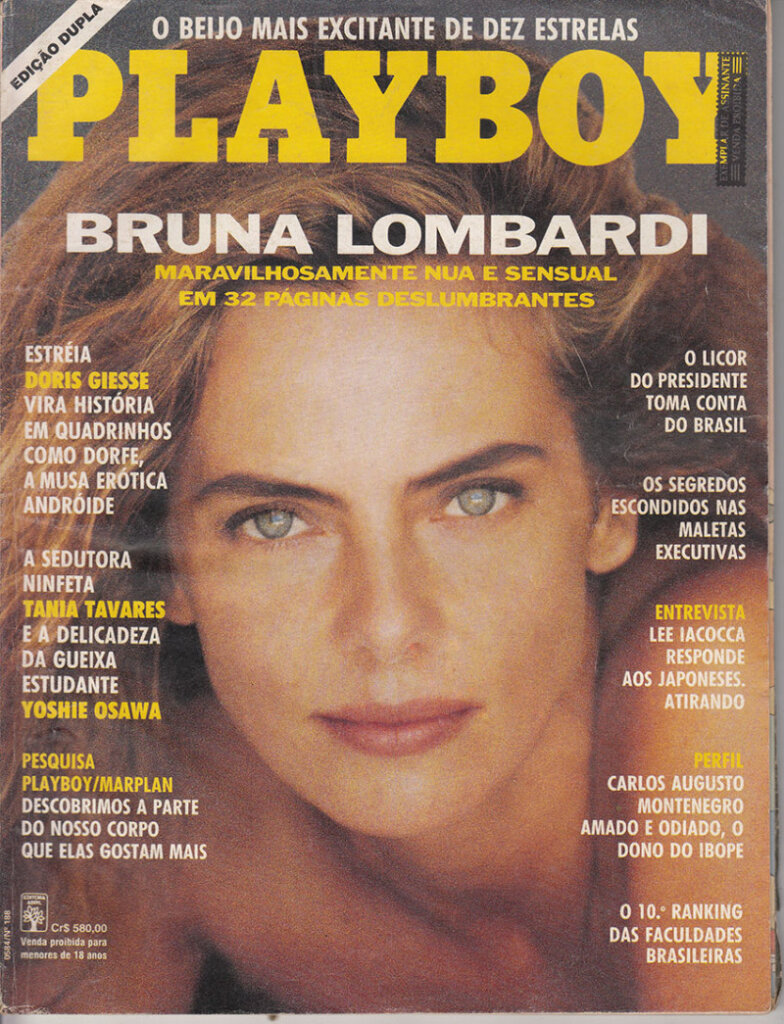 Bruna Lombardi, capa da Playboy de 1991